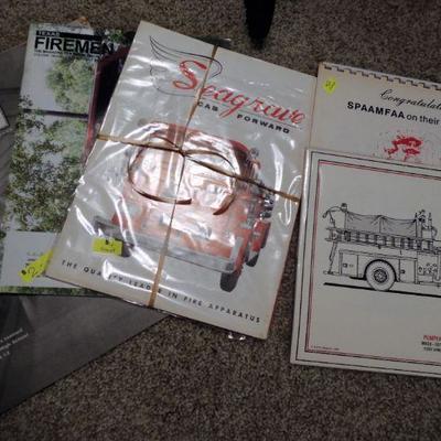 Vintage Firefighting Magazines EPHEMERA Fighermen