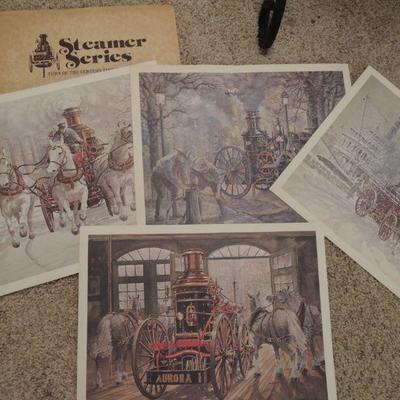 FIREFIGHTING Prints and Illustrations Ephemera