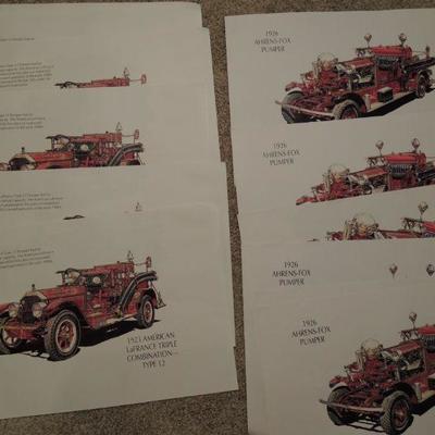 FIREFIGHTING Prints and Illustrations Ephemera