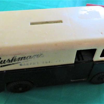 Antique Cushmans Bakery Products BANK Slot Delivery Van 7