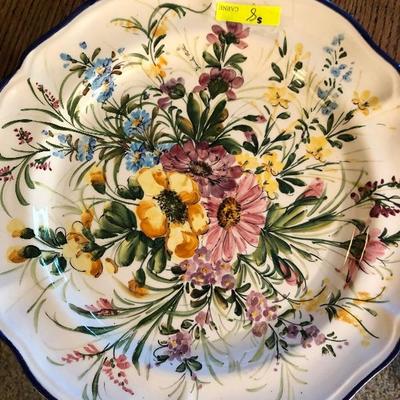 3 decorative oversized plates 