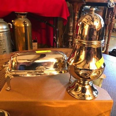 Silver Plate Platters and Serving 