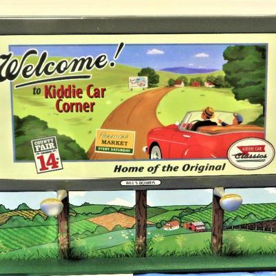 Kiddie Car Classics WELCOME Billboard Signs KC'S Garage 1997 VINTAGE
