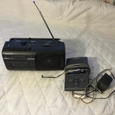 #dbr7.  Sony boombox & answering machine