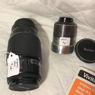 #DBR-21.  Lenses - Bell and Howell, Sigma