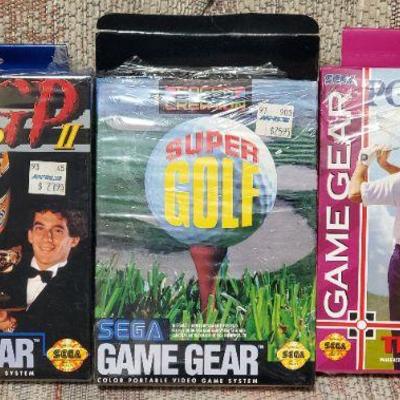 Sega Game Gear Lot of 3 Sports Games
