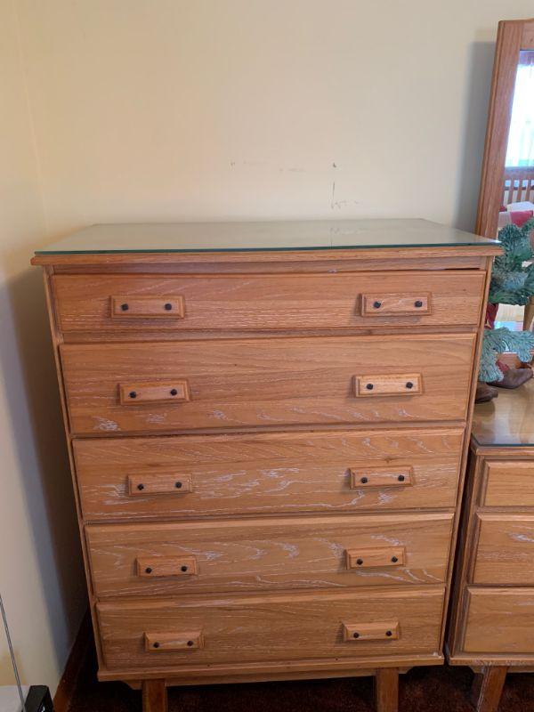 A. Brandt Ranch Oak chest of drawers