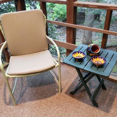 patio chair & table