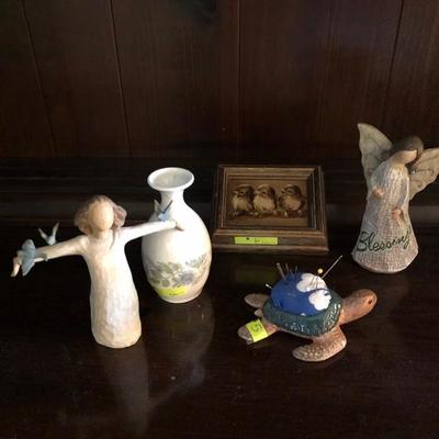 FIGURINES: Angels, Birds, Turtles