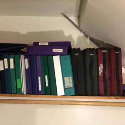 #DBR-30.  Lot of three ring binders