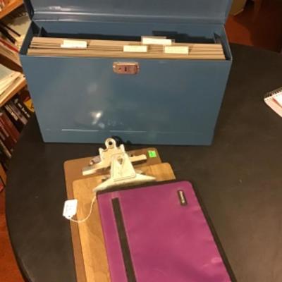 #DBR-44.  Metal file holder and miscellaneous