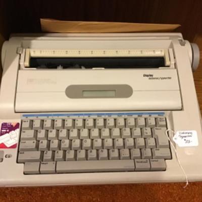 #DBR50.  Electric typewriter