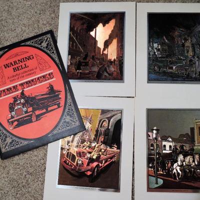 FIRETRUCKS: Warning Bell Colorful Collection of Turn of the Century ART 2/2