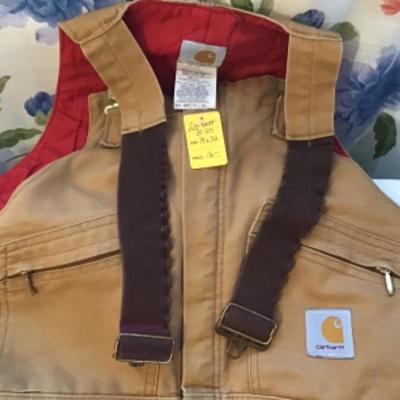 #dbr77.  Carhart bibs size 34 x 32