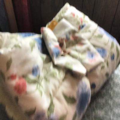 #mb32.  Twin comforter with two cases