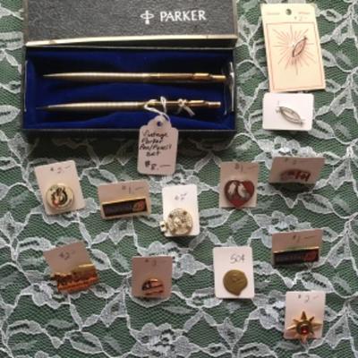 #mb37.  Pen set and 12 pins