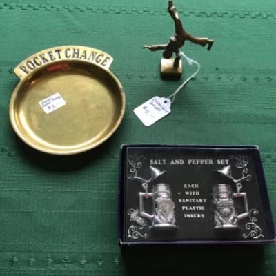 #mb41.  Brass DÃ¼sseldorf, change holder and salt and pepper shakers