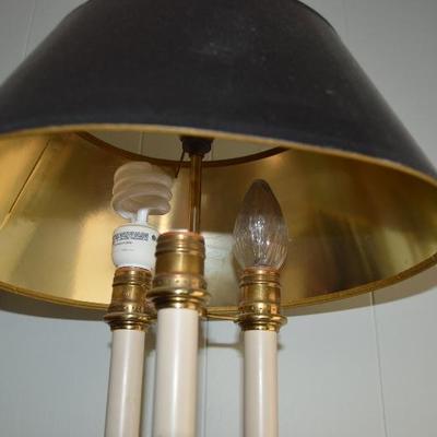 Stunning Classic Black and Brass Lamp