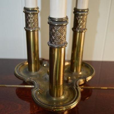 Stunning Classic Black and Brass Lamp