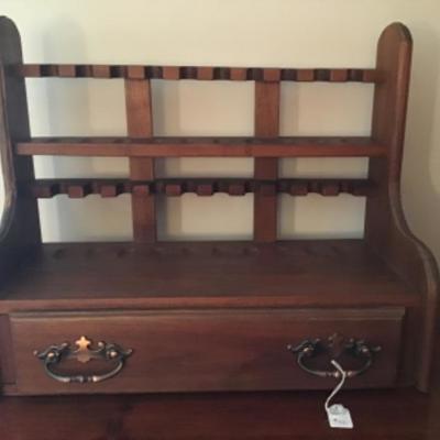 #mb58. Large wooden pipe rack