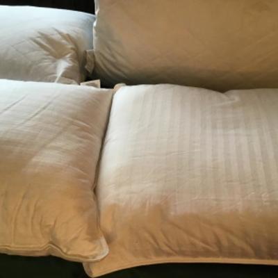 #mb64.  Four pillows and three King pillowcases