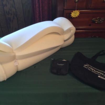 #mb66.  Large piece of memory foam and travel purse