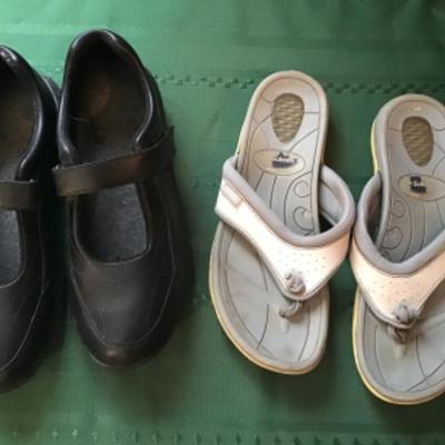 #mb75.  Two pair of shoes, size 9
