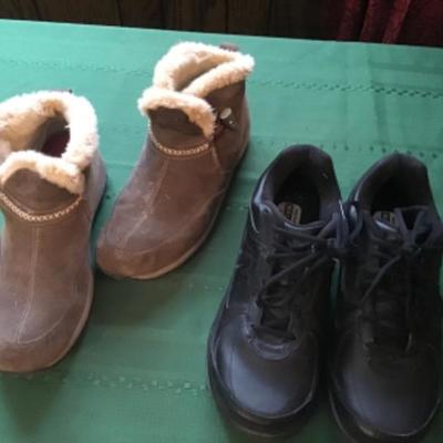 #mb77. Boots and Tennies, size 10