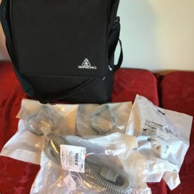 #gb12.  CPAP supplies: case, hoses, three masks