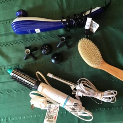 #gb36.  Wall massager, curling irons and miscellaneous