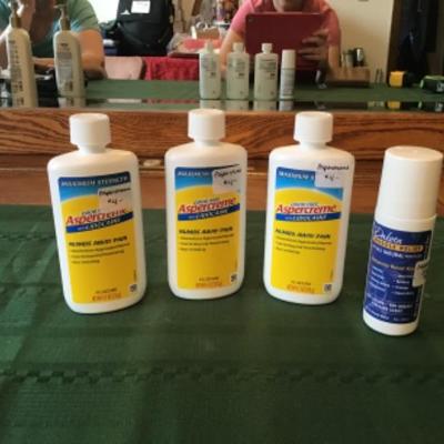 #gb42.  Aspercreme and muscle relief