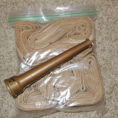 Old FIRE NOZZLE and HOSE