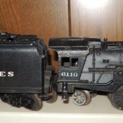 Lionel Train Engine and Tinder 6110