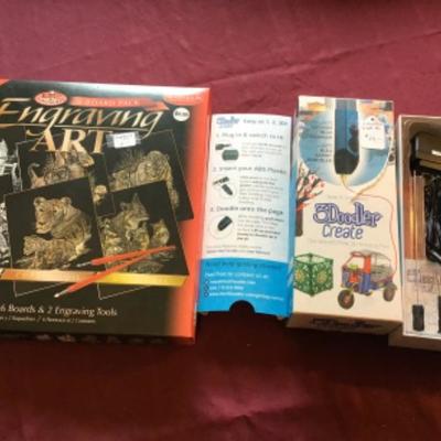 #tr2.  3Doodler and engraving kit