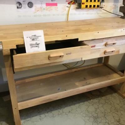 #tr36.  60 inch wood workbench