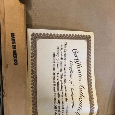 Framed Art Original: Wooded Nature Stream