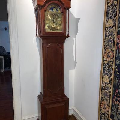 RIDGEWAY GRANDFATHER'S CLOCK WITH 8-DAY TIME AND STRIKE - MOON PHASE  $600