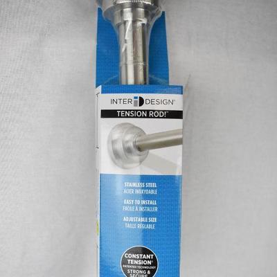 InterDesign Astor Shower Curtain Tension Rod, $27 Retail - New