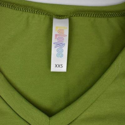 LuLaRoe XXS Christy T Shirt, Green - New
