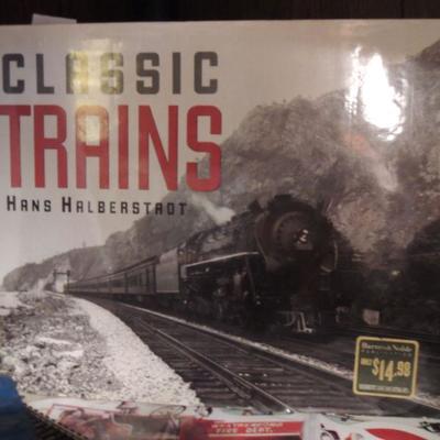 BOOK:  Hard Cover Classic Trains by Hans Halberstrdt