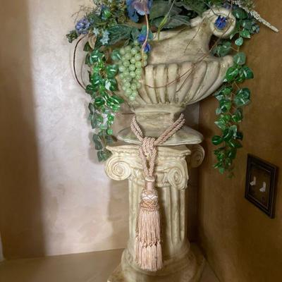 Floral Decorative with Column