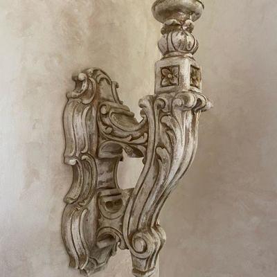 Pair of Candlestick Sconces