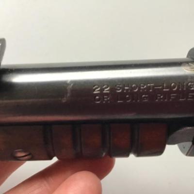 #mb9.  1914 Winchester reporting arms co. Gun, Model 1906 â€”.22 long or short rifle