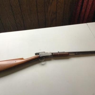 #mb9.  1914 Winchester reporting arms co. Gun, Model 1906 â€”.22 long or short rifle
