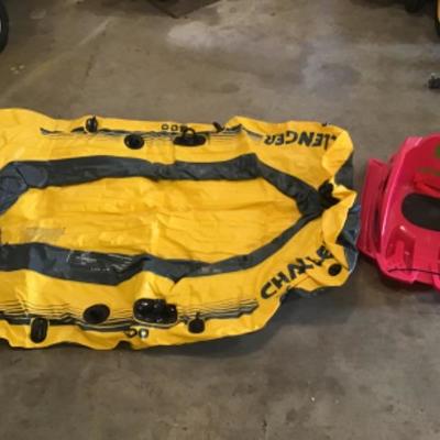 #a3.  Inflatable boats-appears new and snow sled