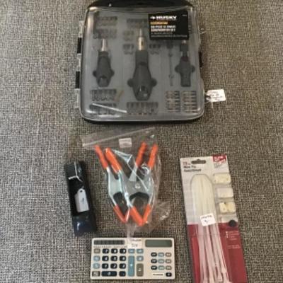 #a15.  Husky screwdriver set and miscellaneous