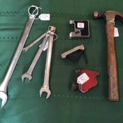 #a21.  Wrenches, tape, magnet, Ellen wrenches and hammer