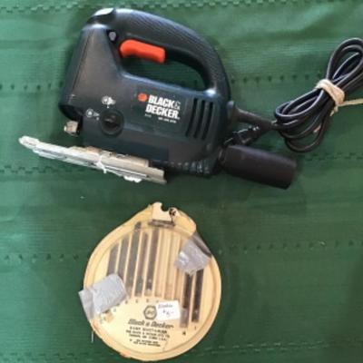 #a35.  Black & Decker saw with blades