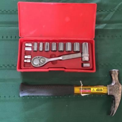#a37.  Stanley Hammond and fleet tools socket set