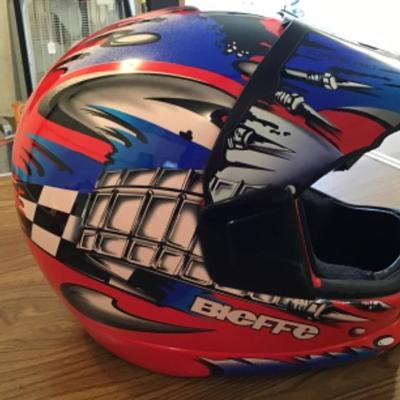 #a66.  Bieffe Supers pro helmet - like new!!!